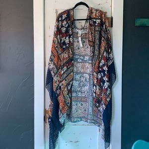 Structured kimono wrap